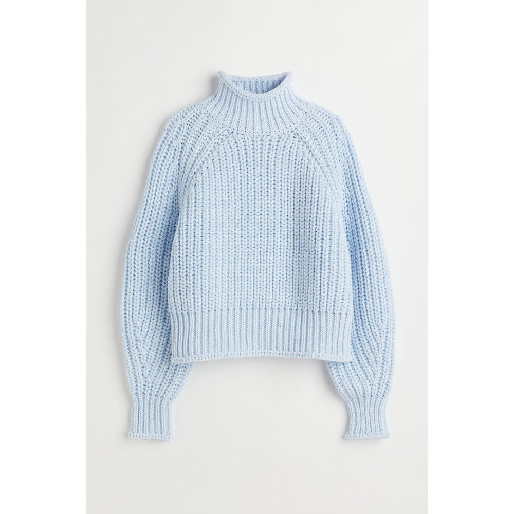 H&M Light Blue Knit Sweater